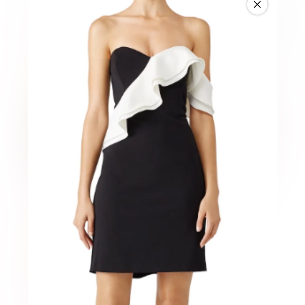 Parker one shoulder mini dress!